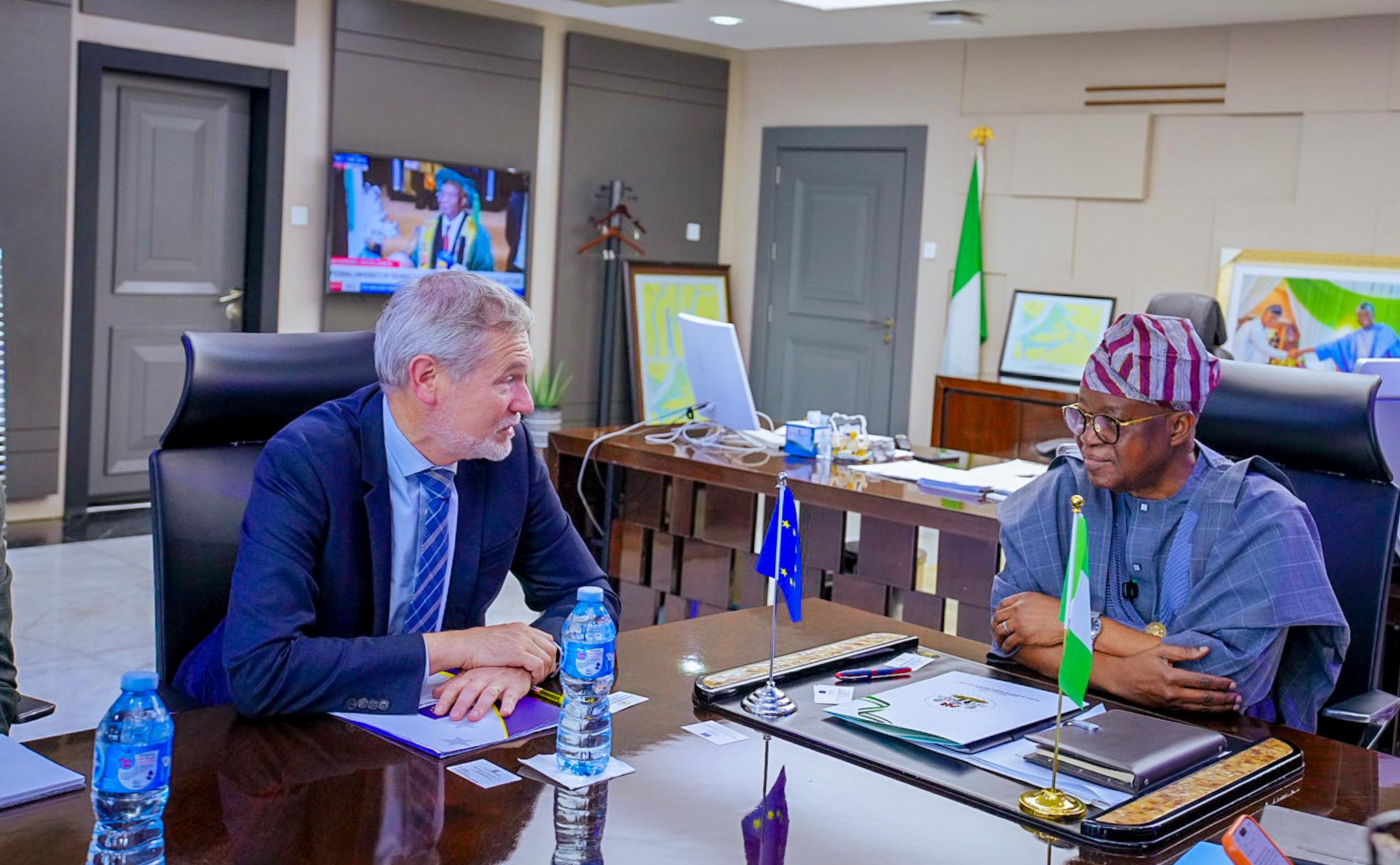 NIGERIA PLANS TO CURTAIL ILLEGAL FISHING WITH €59M WASOP’S SUPPORT, AS OYETOLA HOSTS EU ENVOY